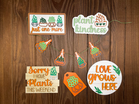 Plant Kindness Tiered Tray Set
