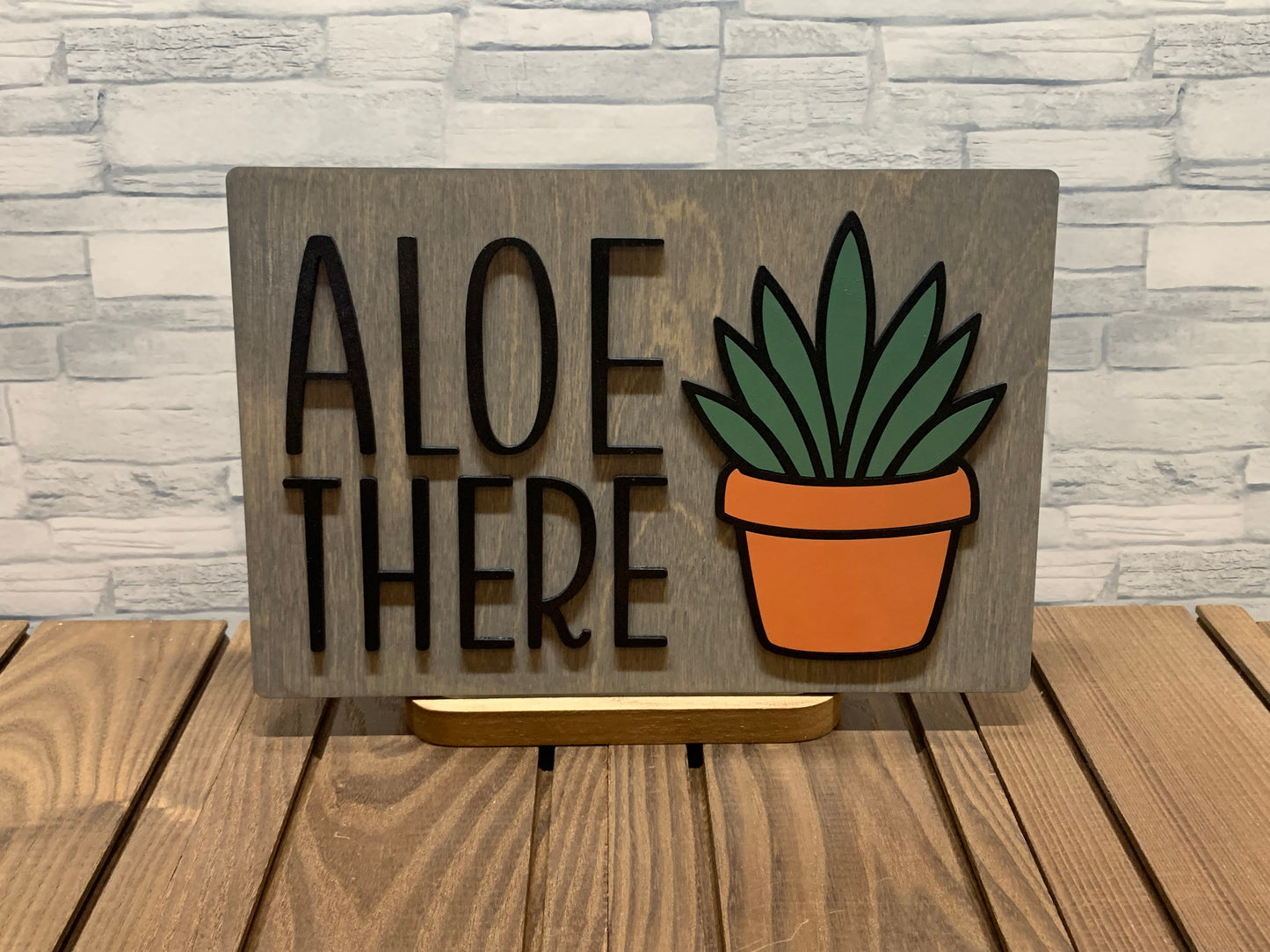 Aloe There - Wall Hanger Door Sign
