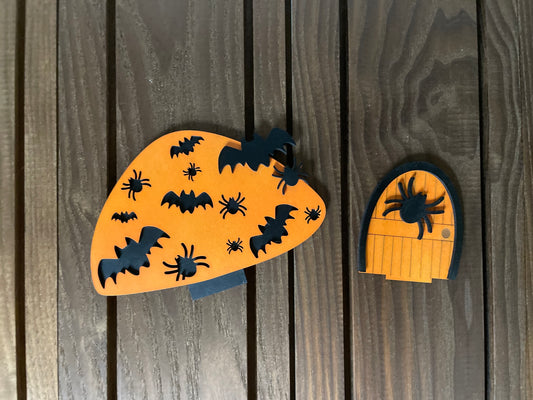 Halloween Interchangeable Mushroom House Insert