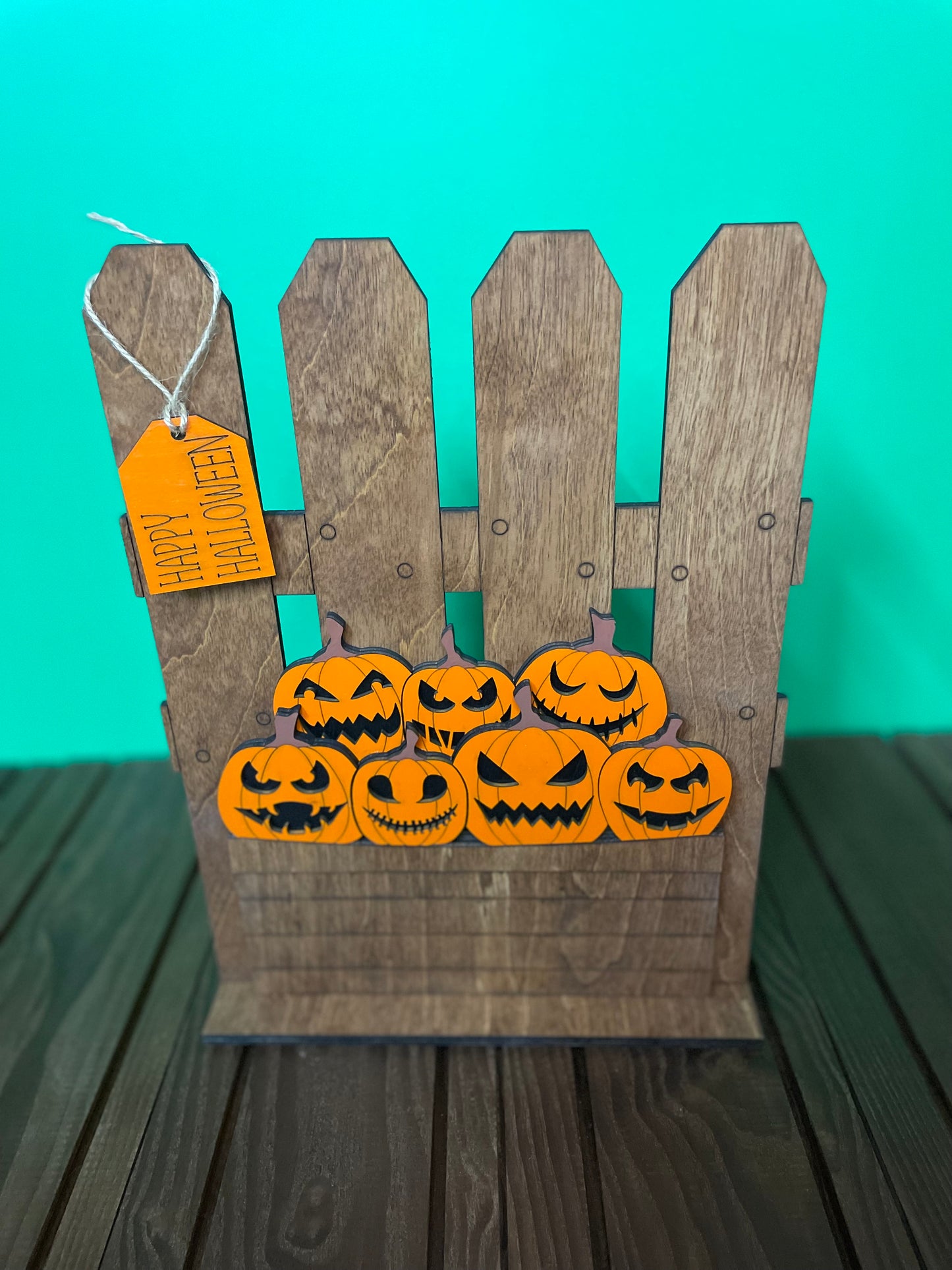 Halloween Jack-o-Lantern for the Interchangeable Flower Basket