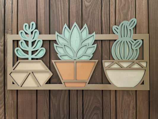Succulent Wall Sign