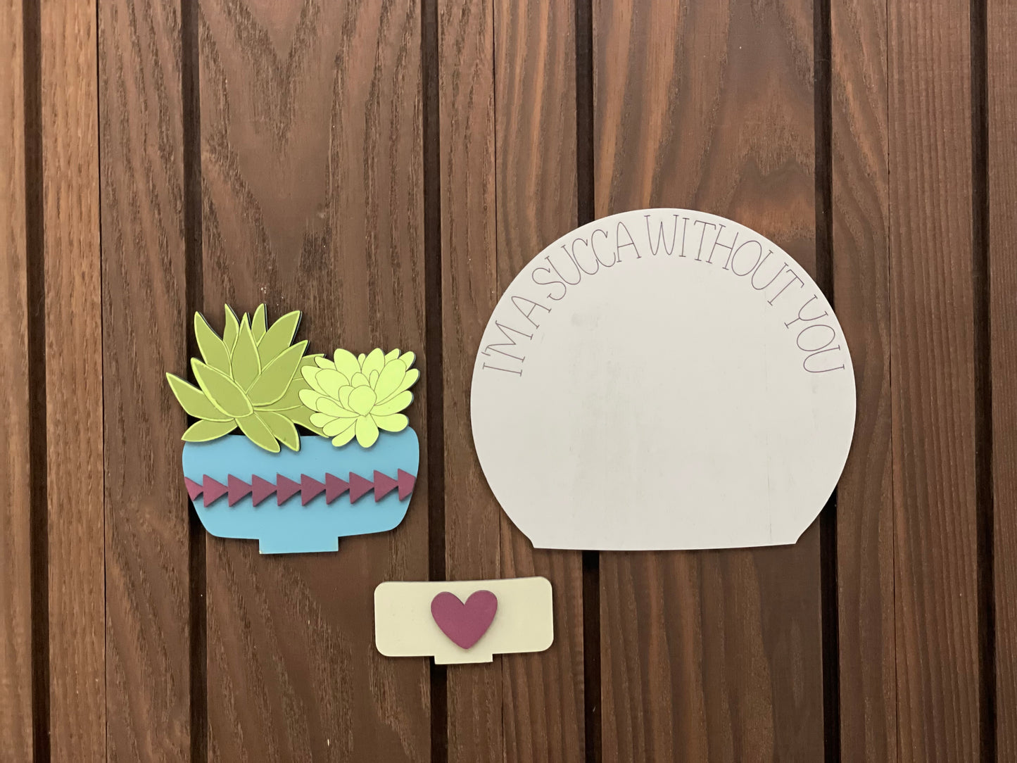 Succulents for the Interchangeable Snow Globe