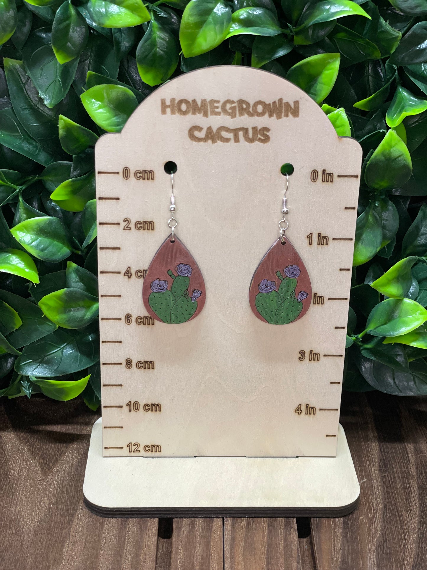 Teardrop Prickly Pear Earrings
