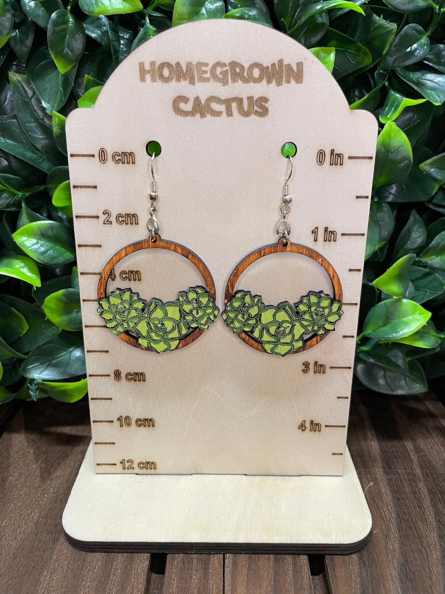 Succulent Earrings