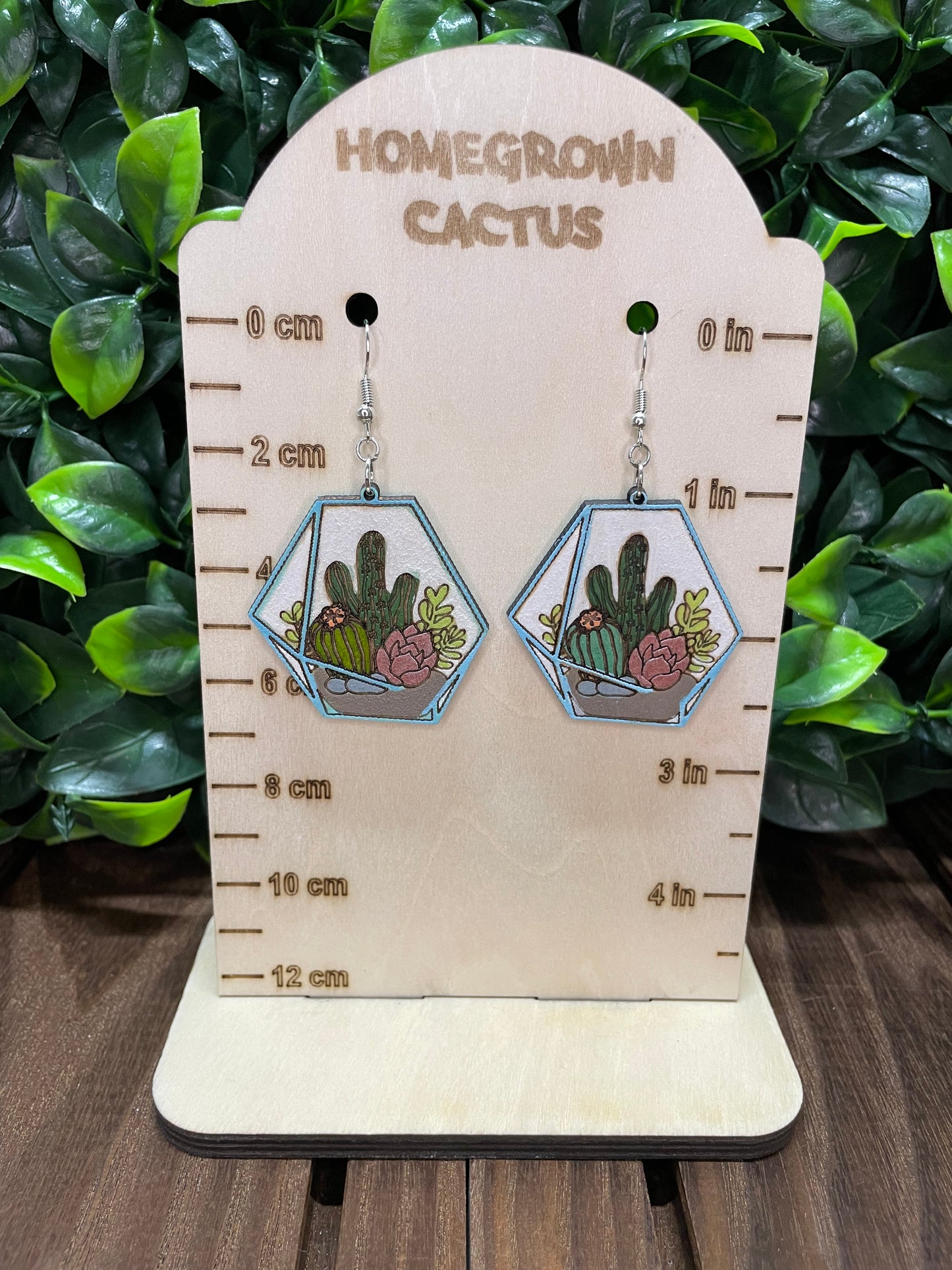 Hanging Plant Earrings Style 01AH