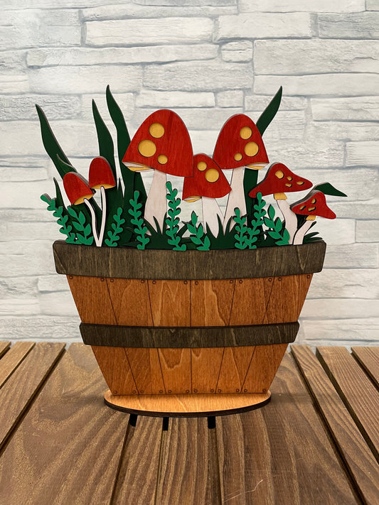 Mushrooms for the Interchangeable Flower Basket