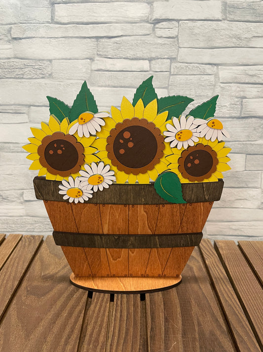 Sunflowers Daisy for the Interchangeable Flower Basket