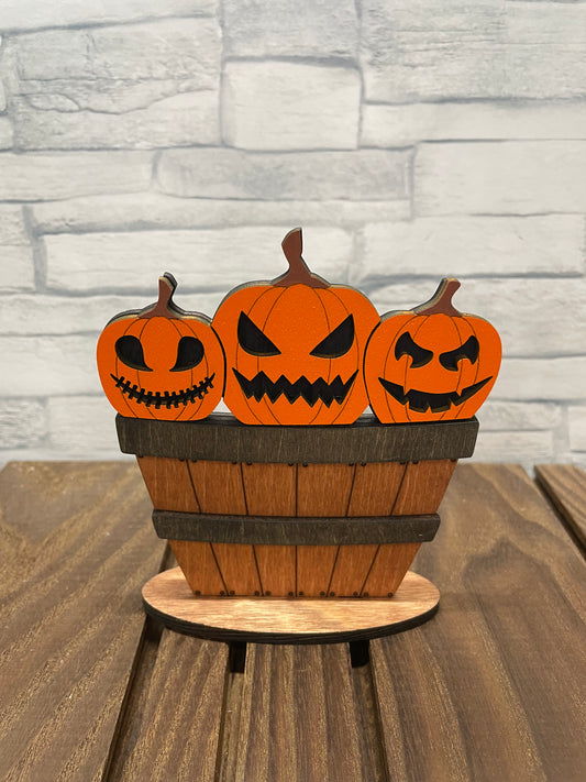 Tiny Halloween Jack-o-Lantern for the Interchangeable Tiny Flower