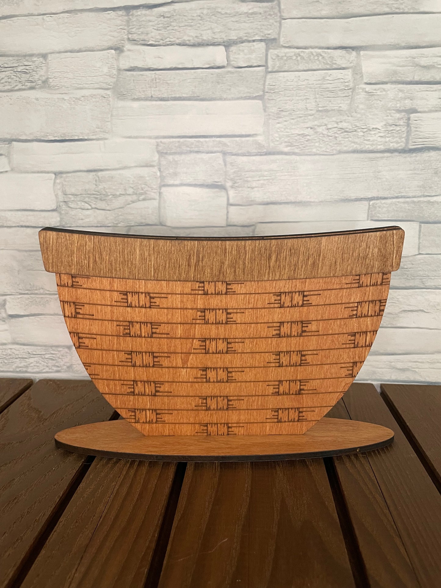 Wicker Basket - Interchangeable Flower Basket