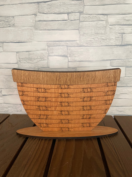 Wicker Basket - Interchangeable Flower Basket