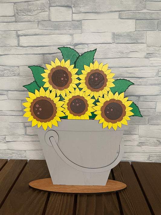 Sunflowers for the Interchangeable Flower Basket