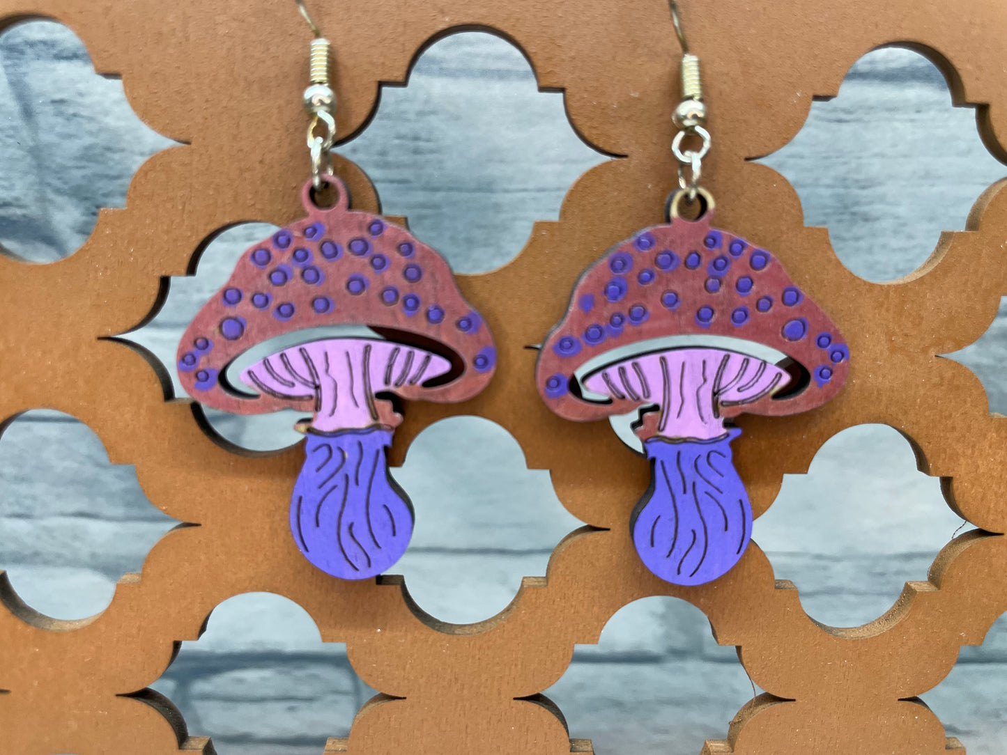 Mushroom Earrings 01A