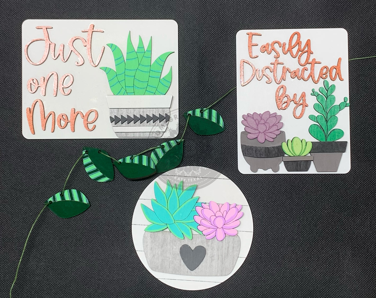 Succulent Quick and Easy Tiered Set