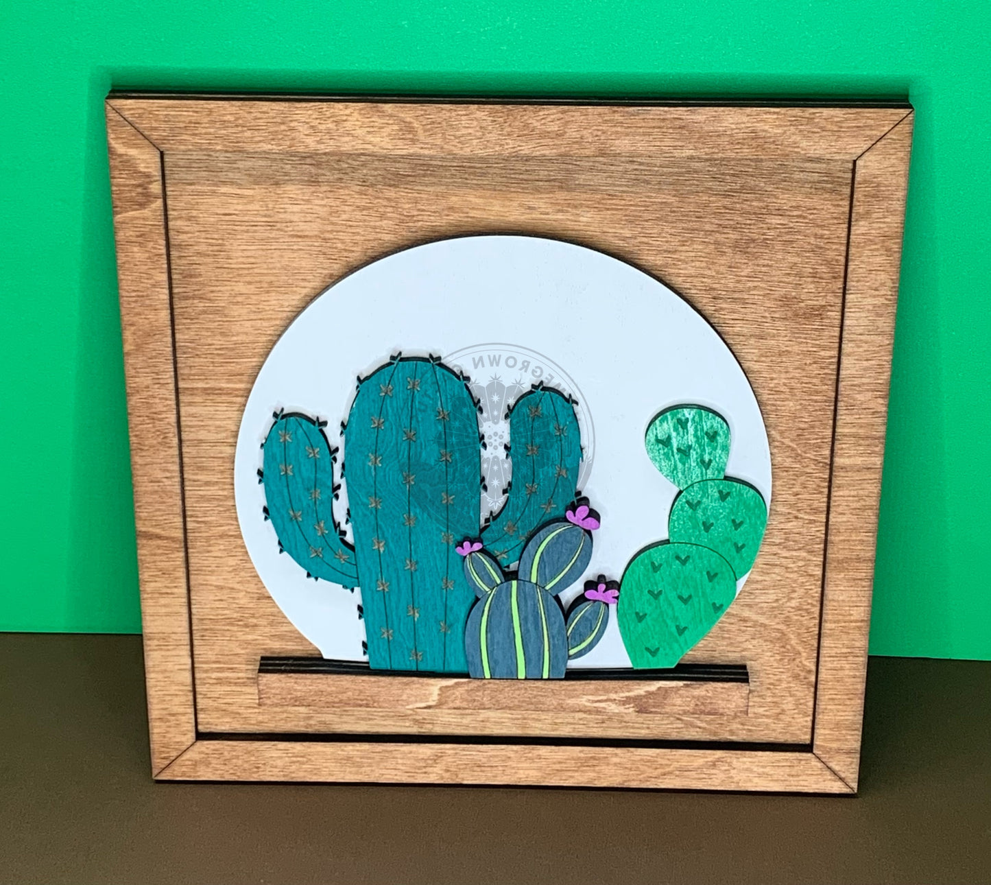 Square Frame for the Interchangeable Snow Globe