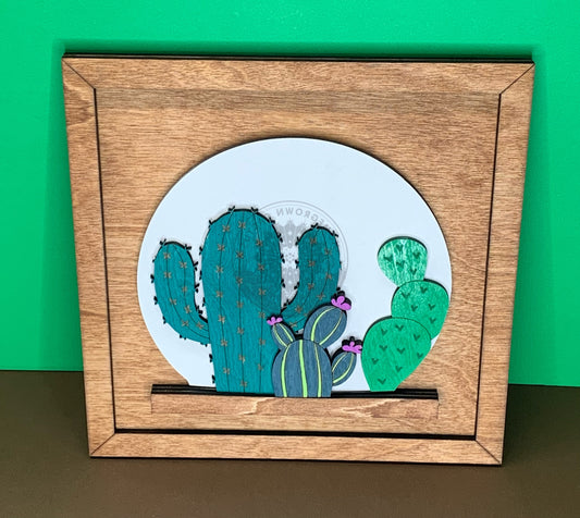 Square Frame for the Interchangeable Snow Globe