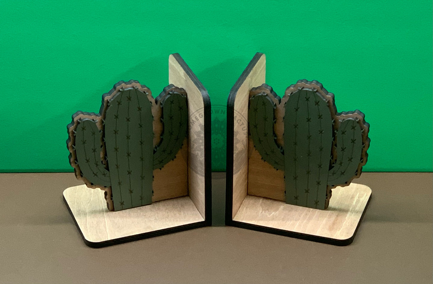 Cactus Bookends