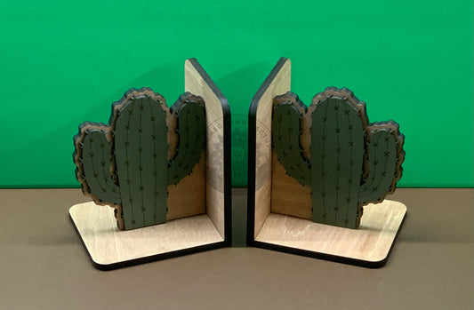Cactus Bookends