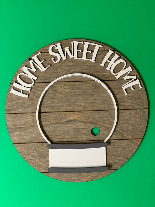 Snow Globe Interchangeable Door Hanger