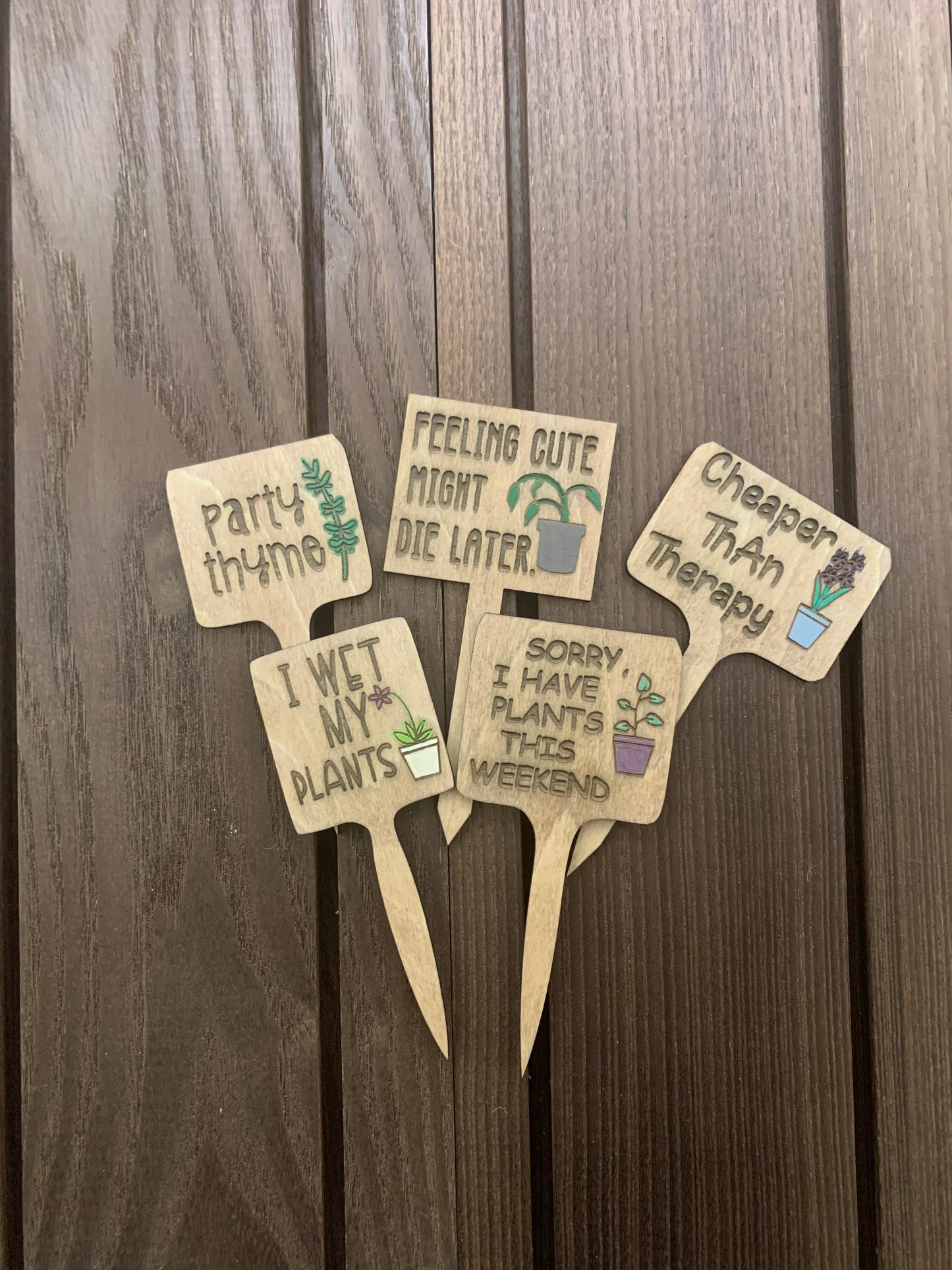 Funny Plant Markers