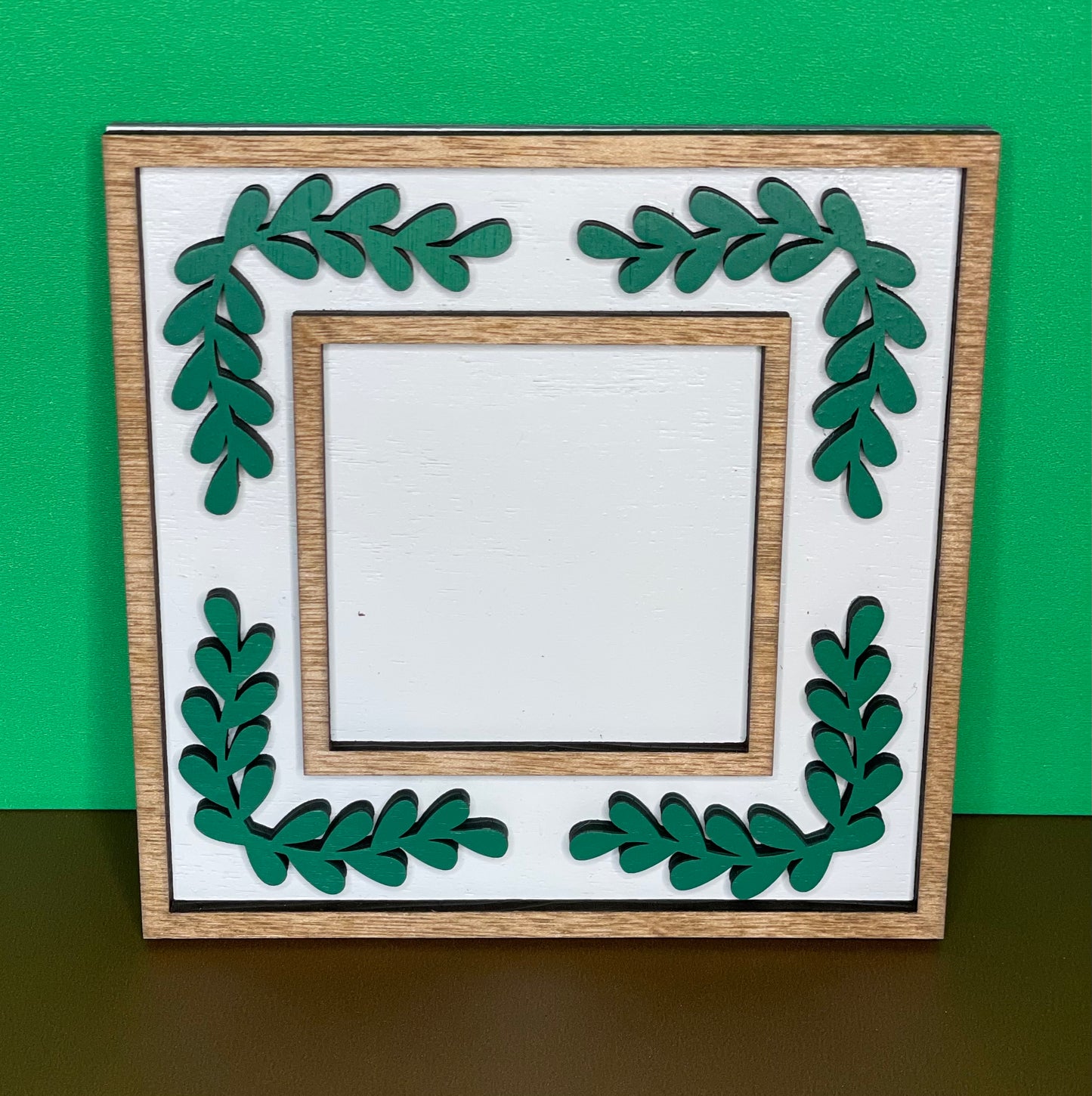 Leafy Mini Tile Square Single Frame
