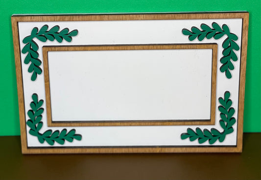 Leafy Mini Tile Rectangle Single Frame