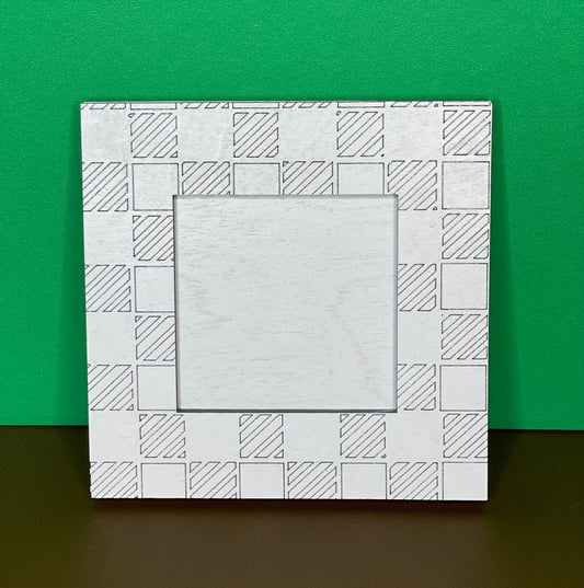 Mini Tile Single Checkerboard Frame