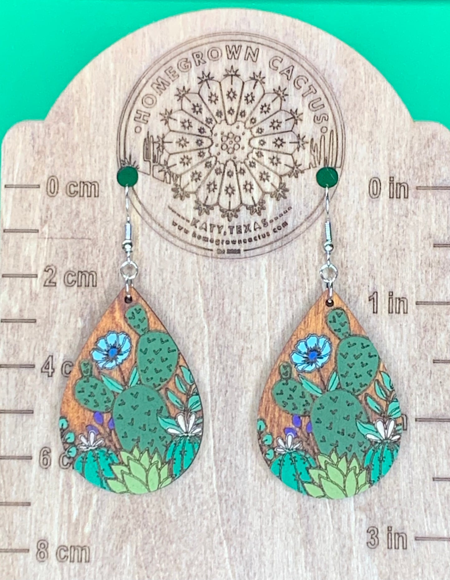 Prickly Pear Cactus Earrings