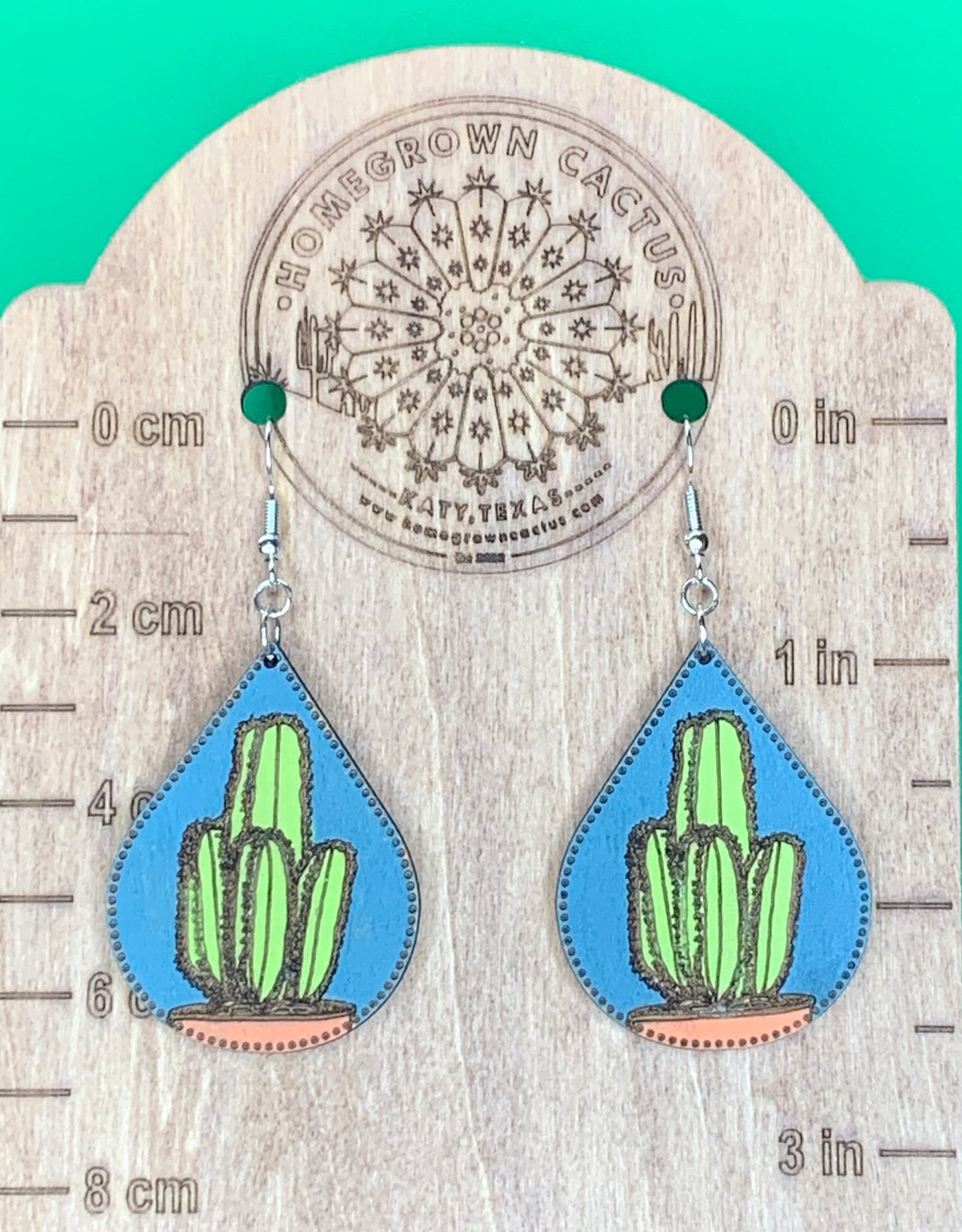 Cactus Dangle Earrings
