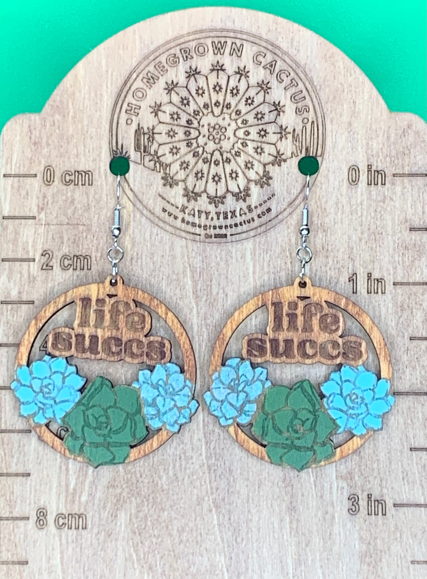 Life Succs Succulent Earrings