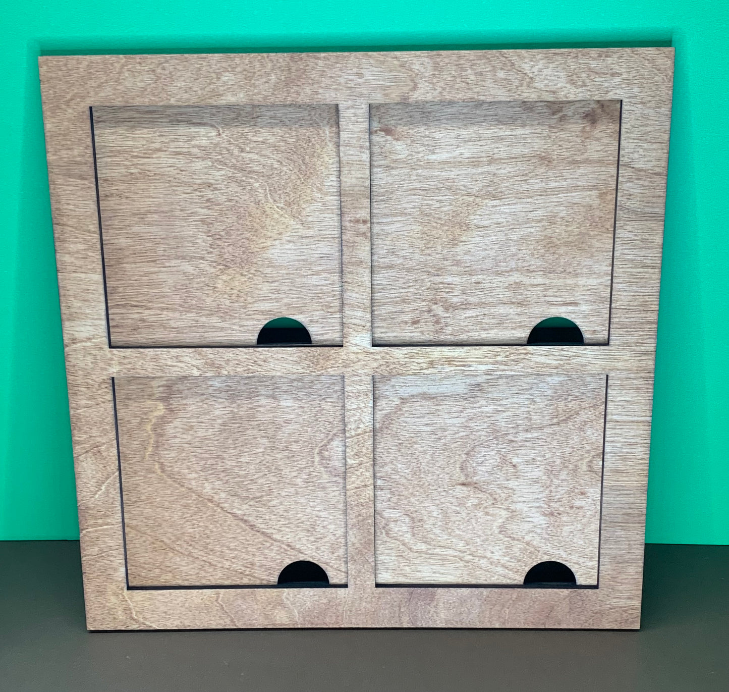 Leaning Sign 4 Frame Square Tile Backer