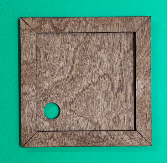 Leaning Sign Single Square Tile Backer