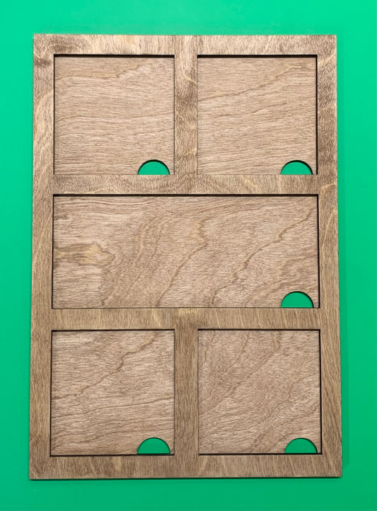 Leaning Sign 5 Frame Tile Backer