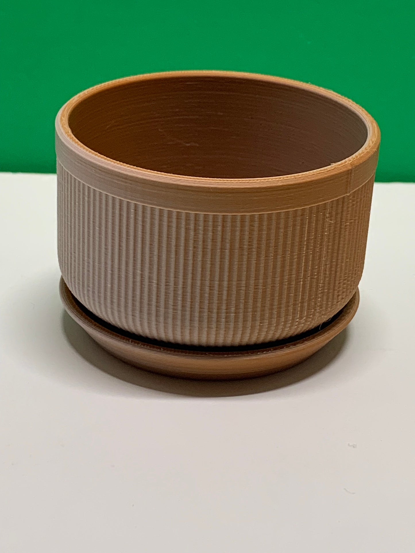 Mini Round Succulent Pot with Tray