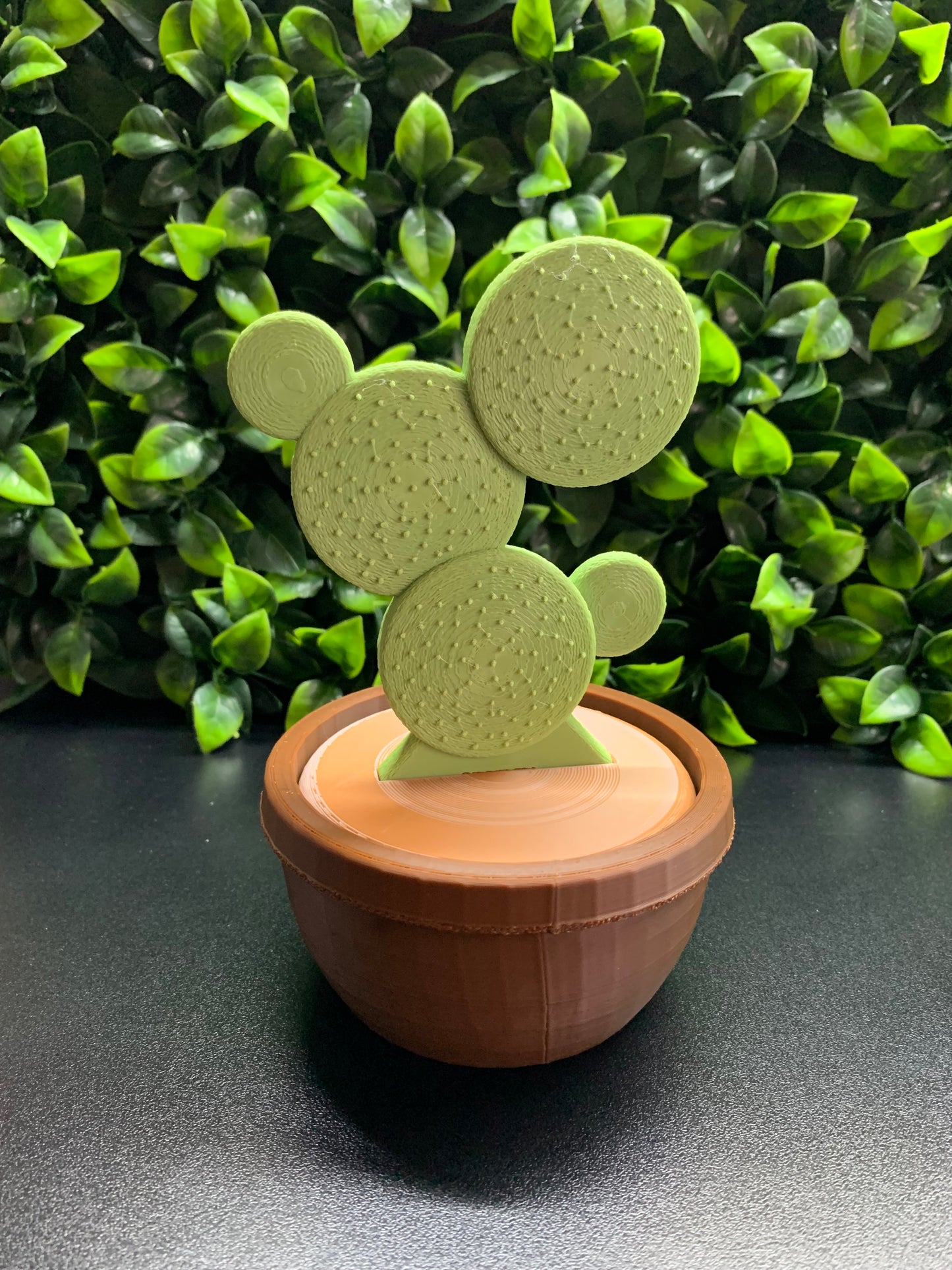 Sculpture Opuntia Prickly Pear Cactus