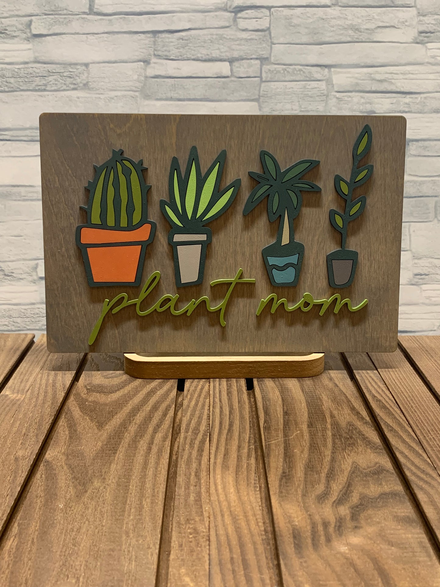 Plant Mom - Door Hanger Wall Sign