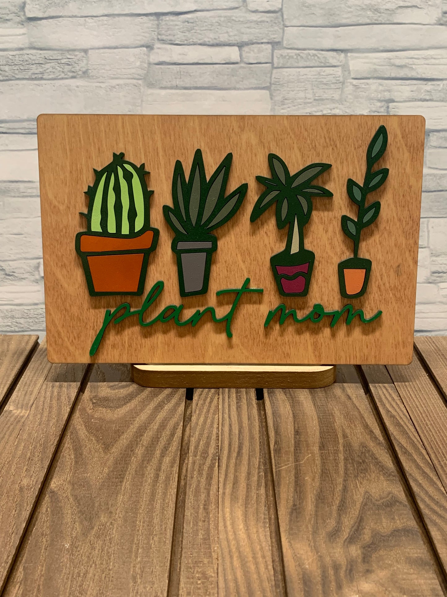 Plant Mom - Door Hanger Wall Sign