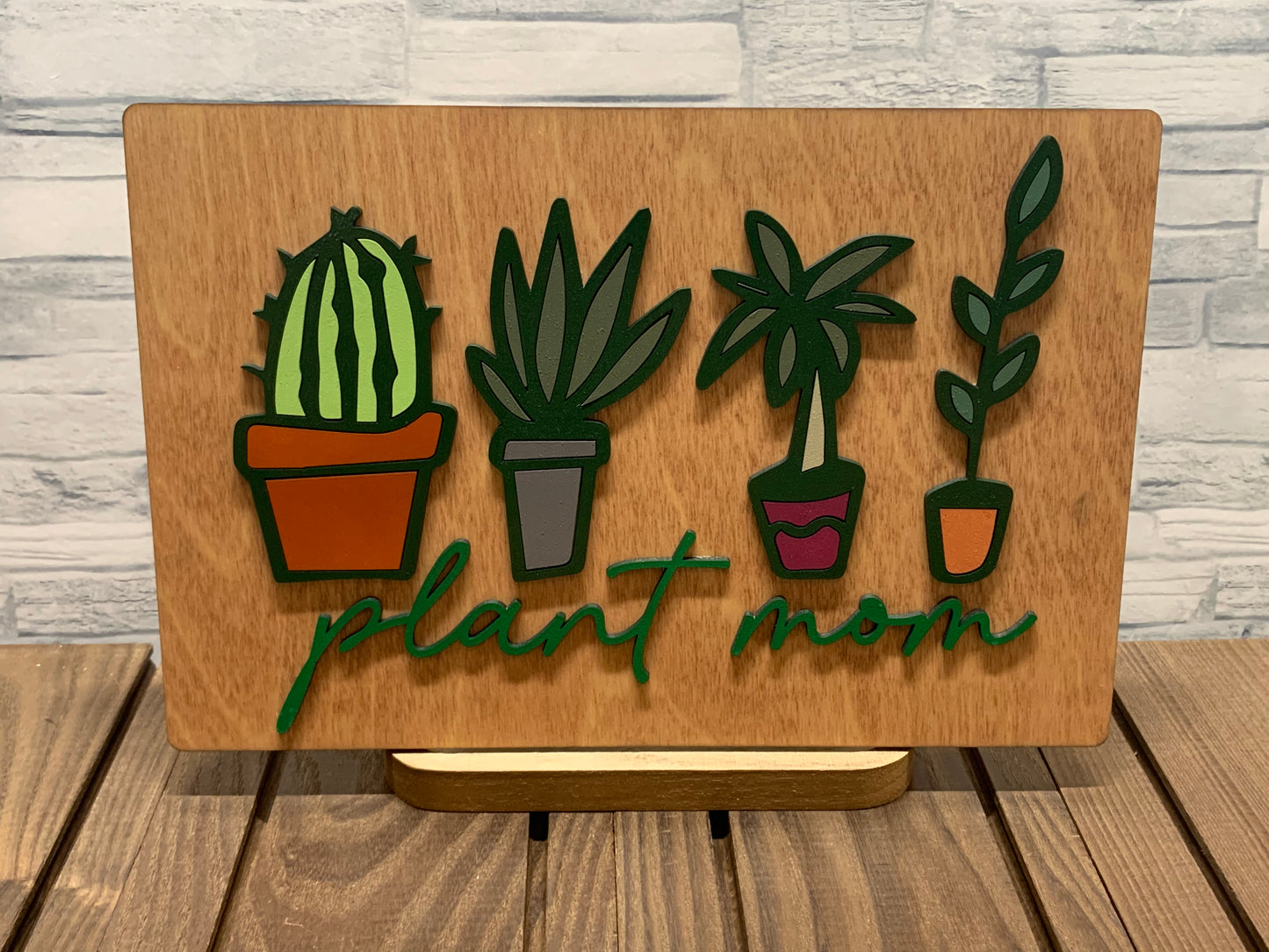 Plant Mom - Door Hanger Wall Sign