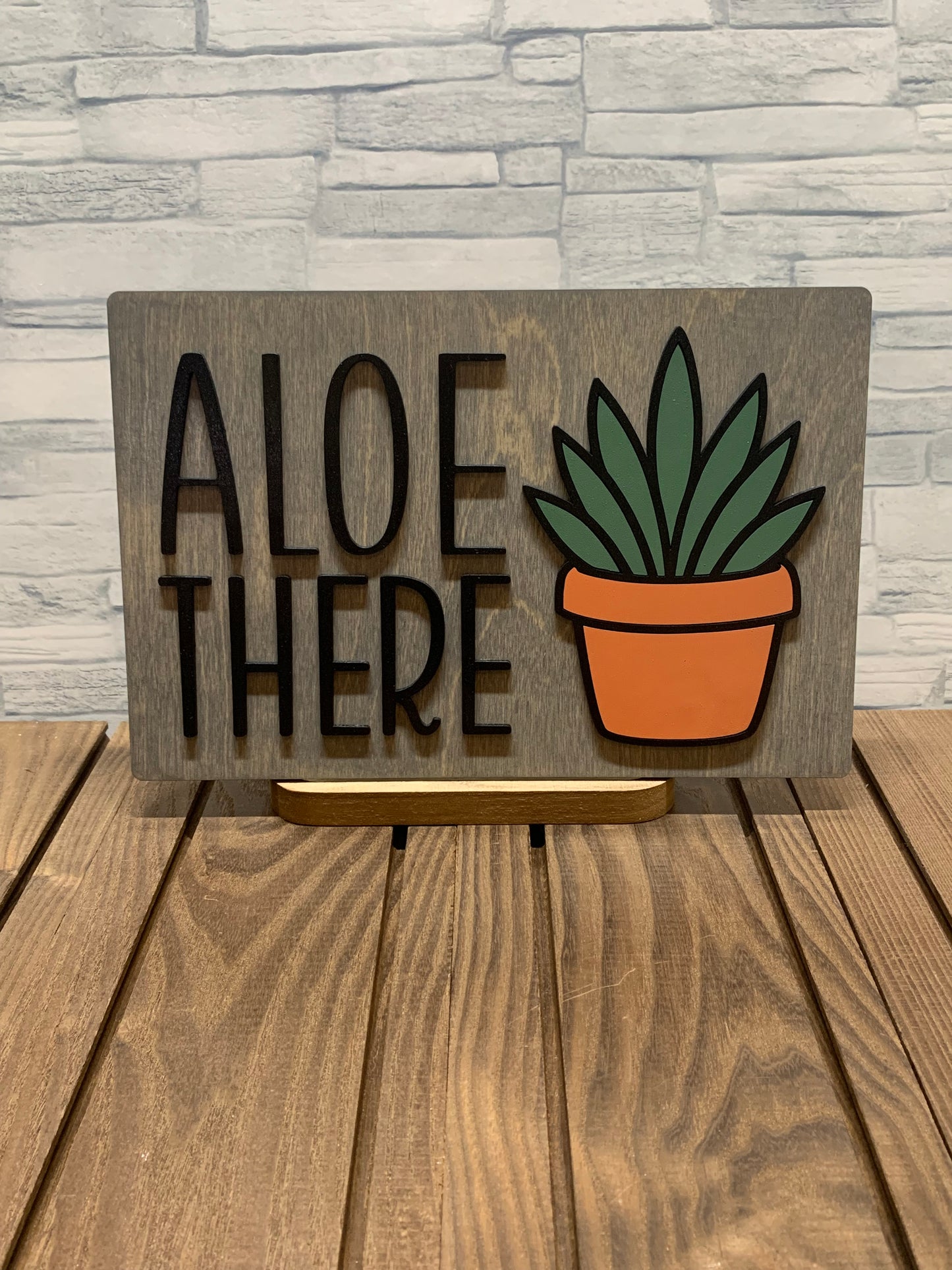 Aloe There - Wall Hanger Door Sign