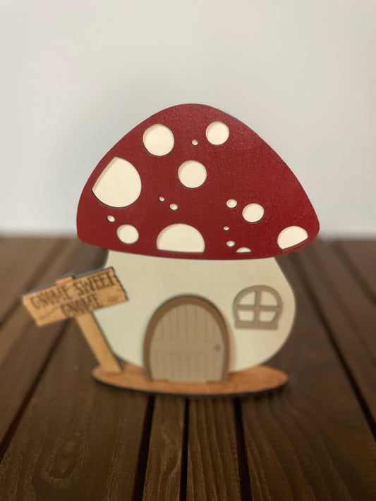Gnome Mushroom Interchangeable House
