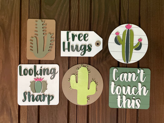Can't Touch This - Cactus Tiered Tray Set