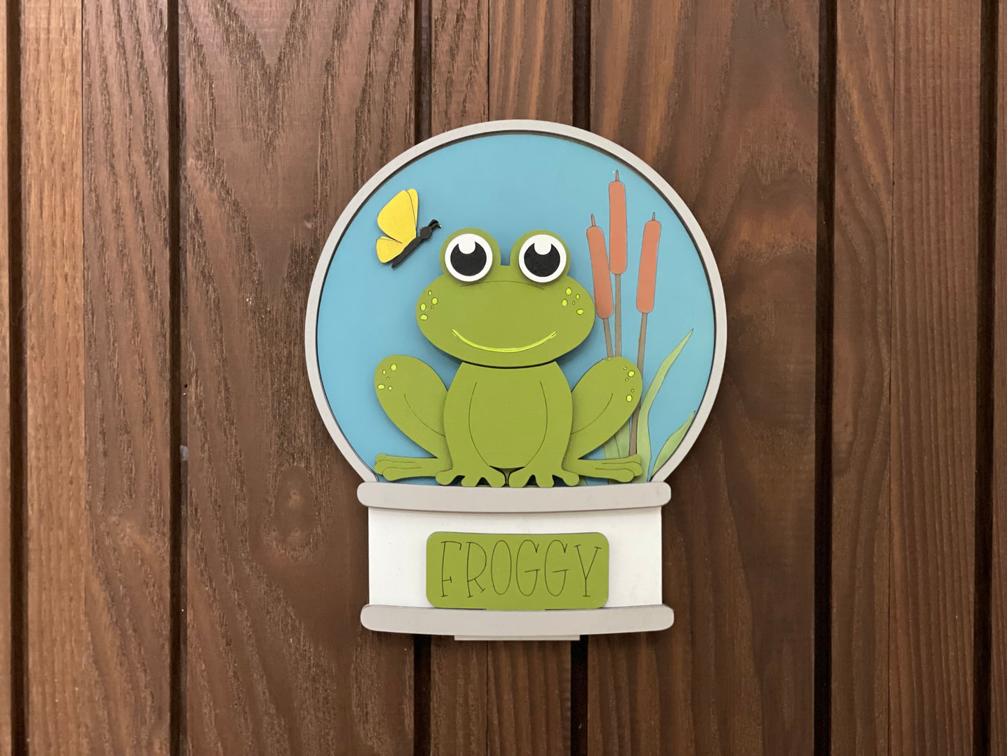 Frog for the Interchangeable Snow Globe