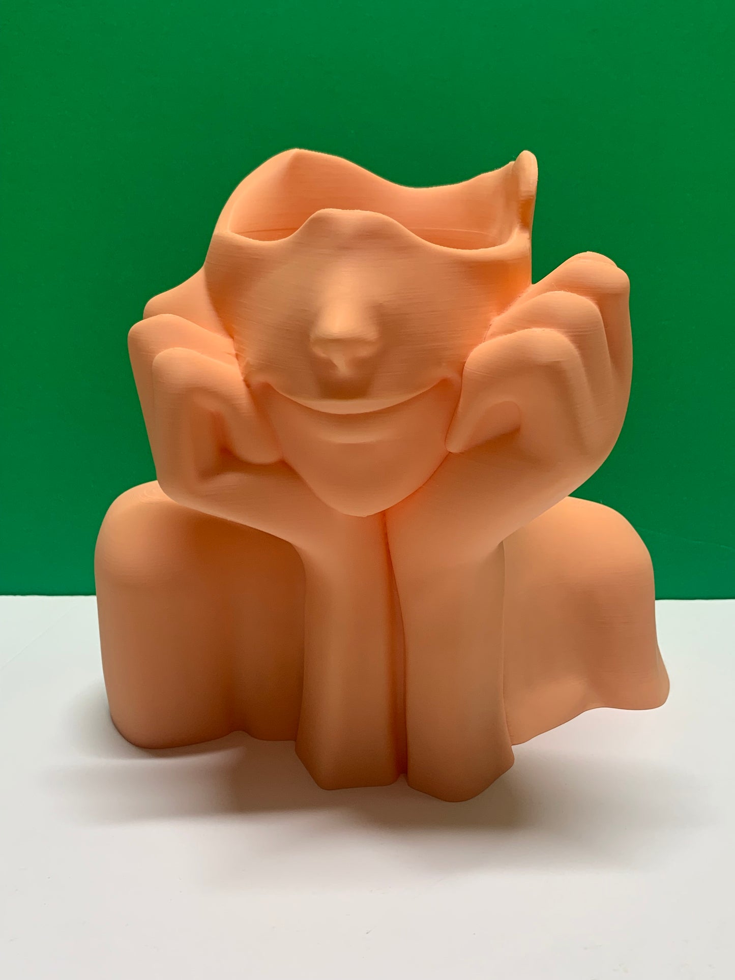 Woman's Face Pot