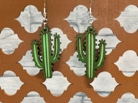 Cactus Earrings Column 01A