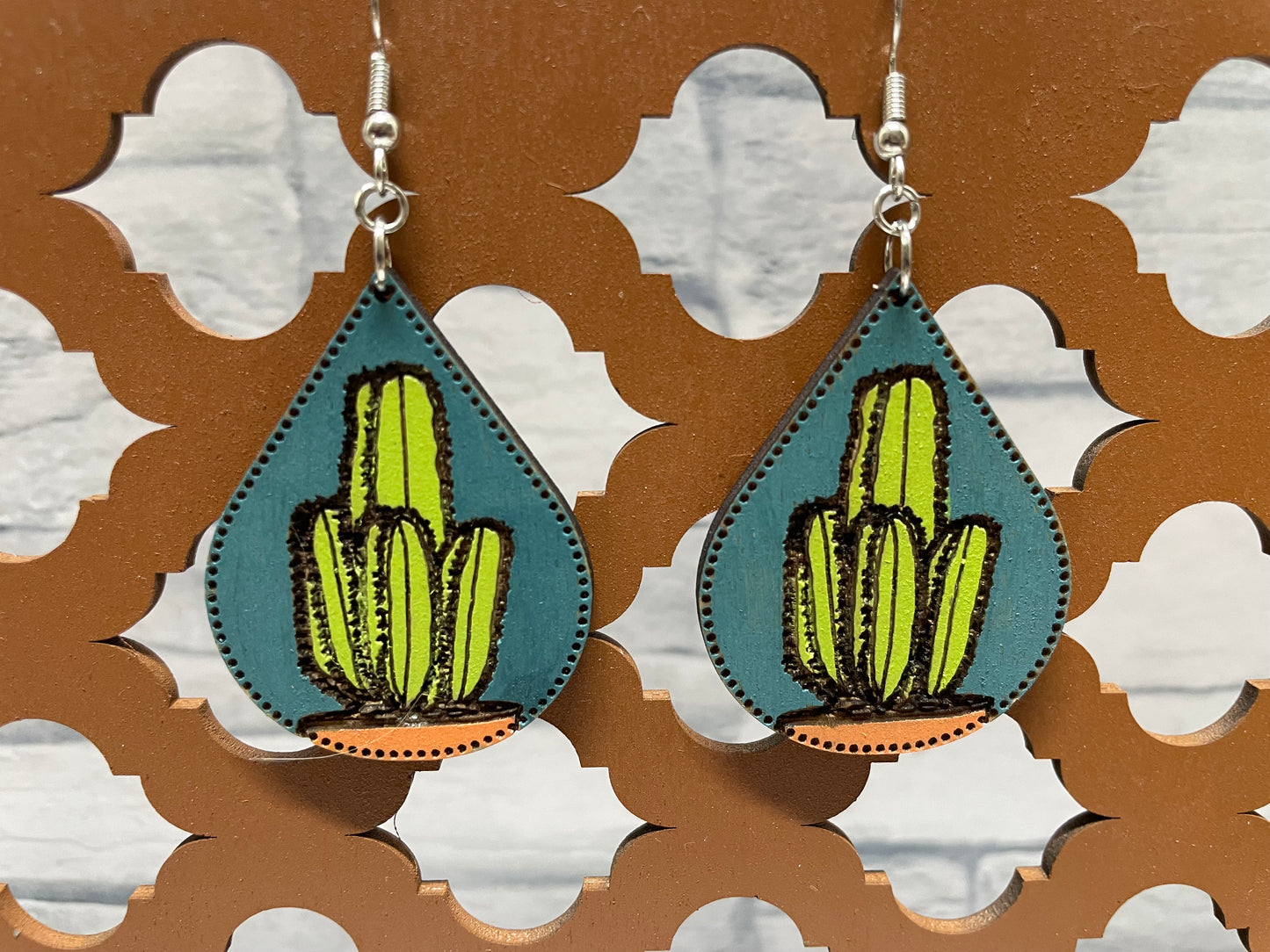 Cactus Dangle Earrings