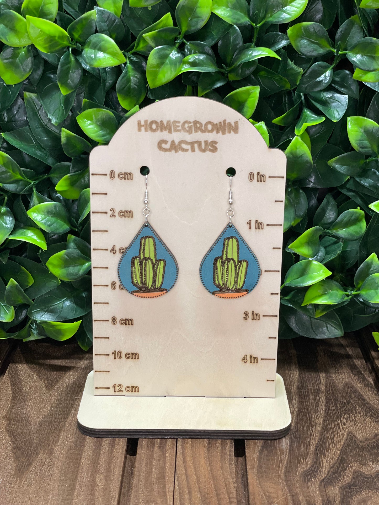 Cactus Dangle Earrings