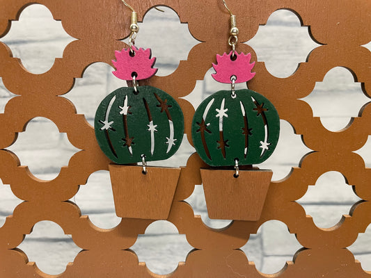 Cactus Flower Earrings