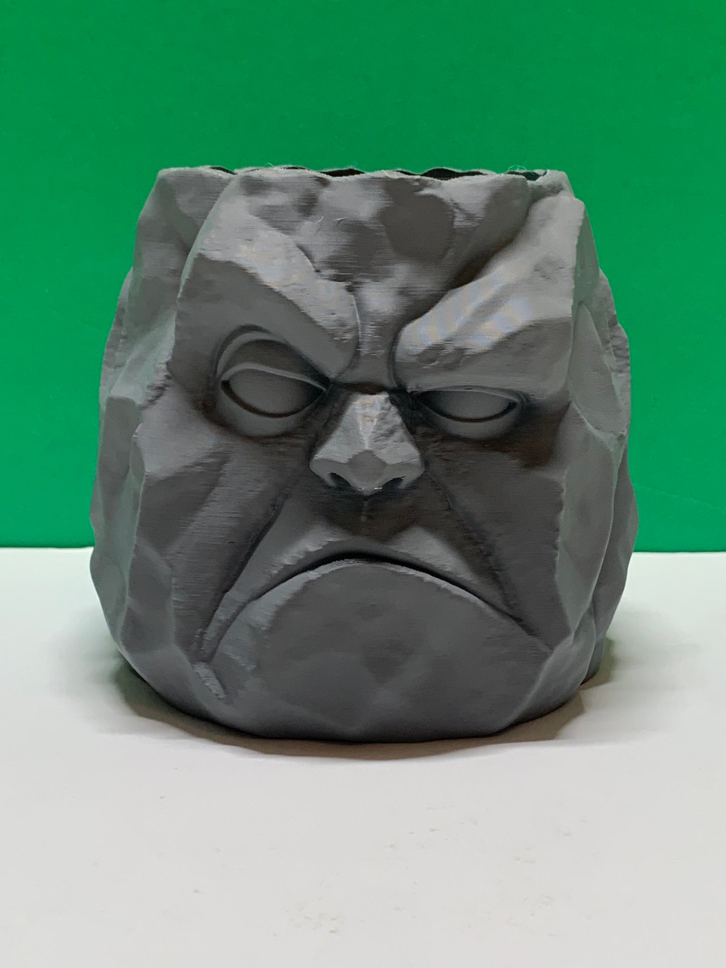 Old Grumpy Stone Planter