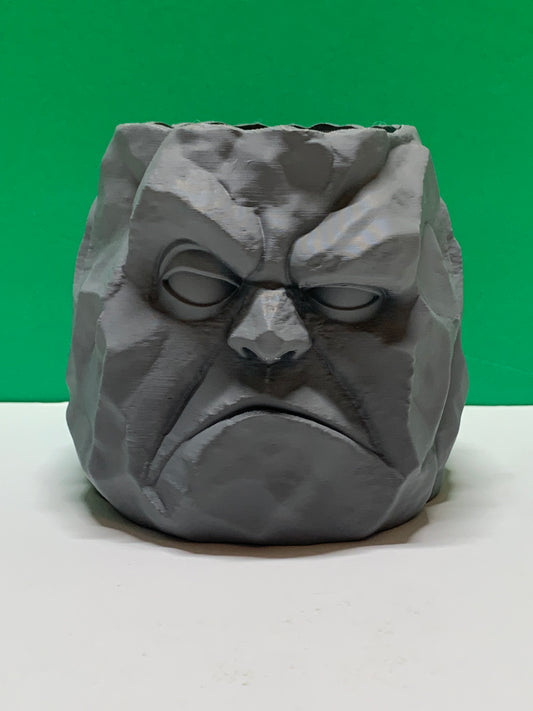 Old Grumpy Stone Planter