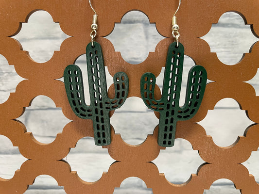 Cactus Earrings Column 01B