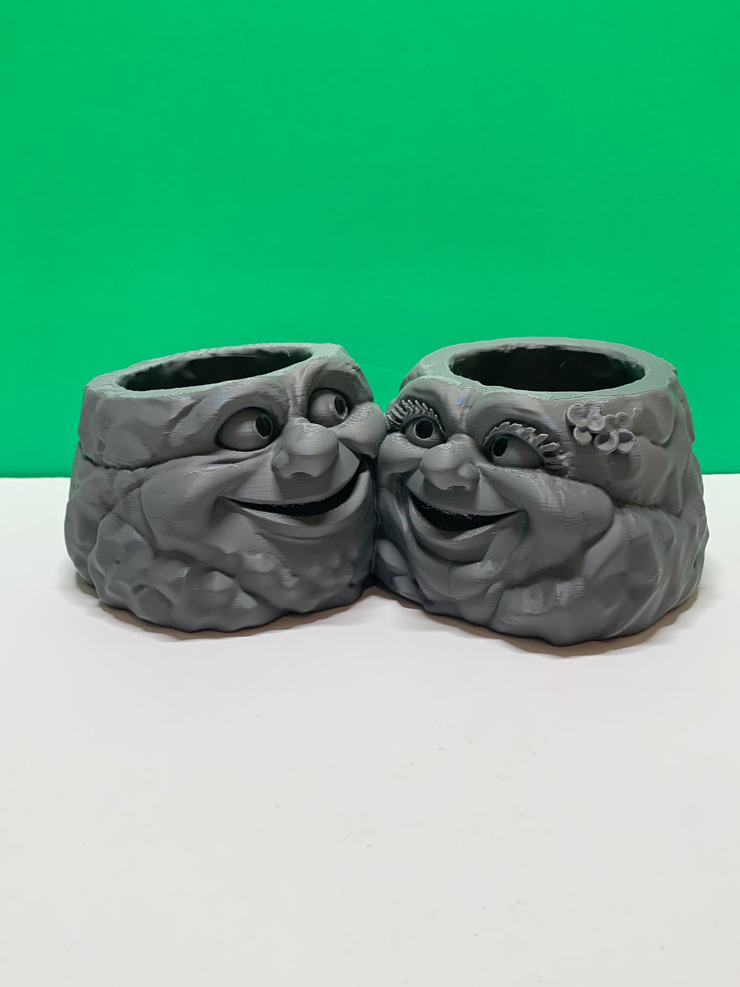 Couple Stone Planter